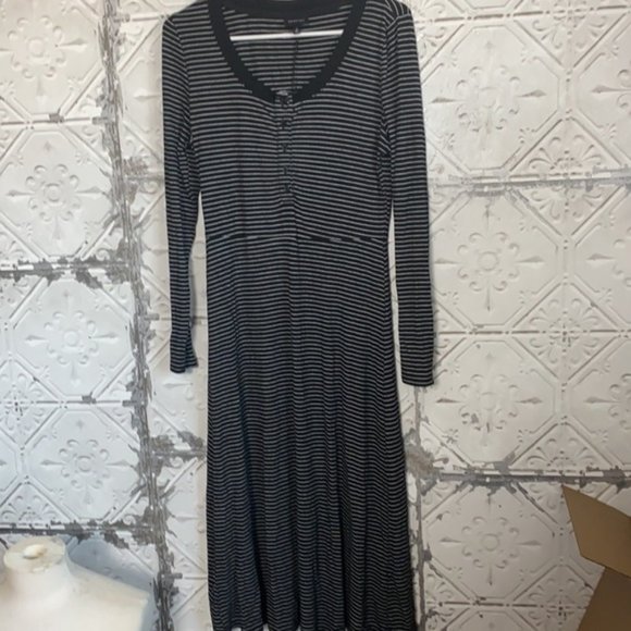 Who what wear striped stretchy long sleeved midi dress - Picture 2 of 5